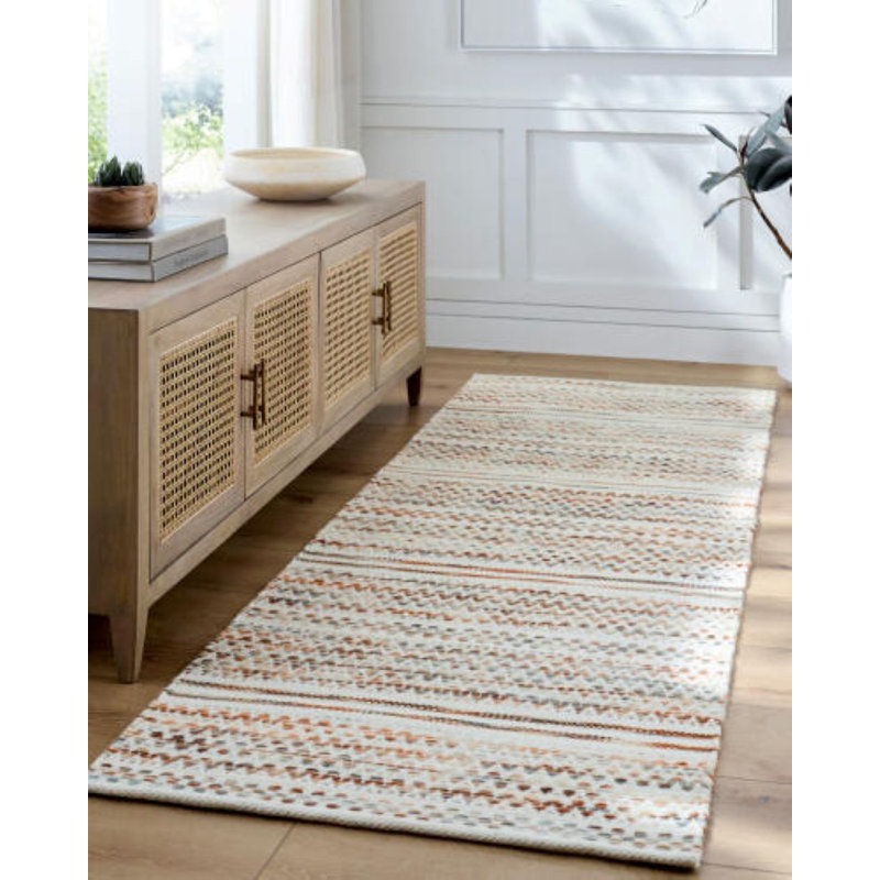 Tapis fabriqué à la main Kenyatta, Rectangle 8 pi 10 po x 12 pi