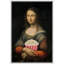 «Mona Lisa With Movie Popcorn»-98579368-98579372