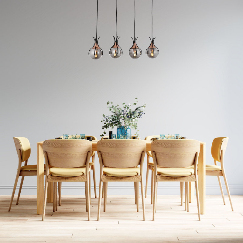 Barandiaran 4 - Light Gold Kitchen Island Pendant, Black