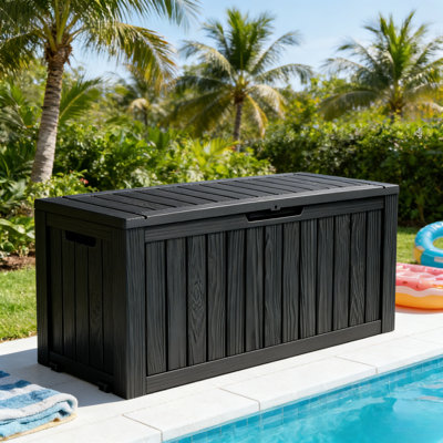 Coffre de terrasse verrouillable 75 gallons