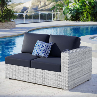 Convene Outdoor Patio Left-Arm Loveseat by Modway