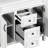 Darthula 35.9 " W Freestanding Standard Free Standing 1 Single Vanity Bathroom Vanity With Ceramic Top-464638563