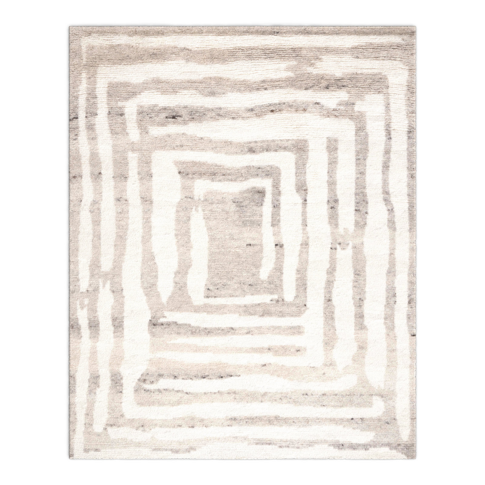 Kass Handmade Wool Rug, Rectangle 8' x 10'