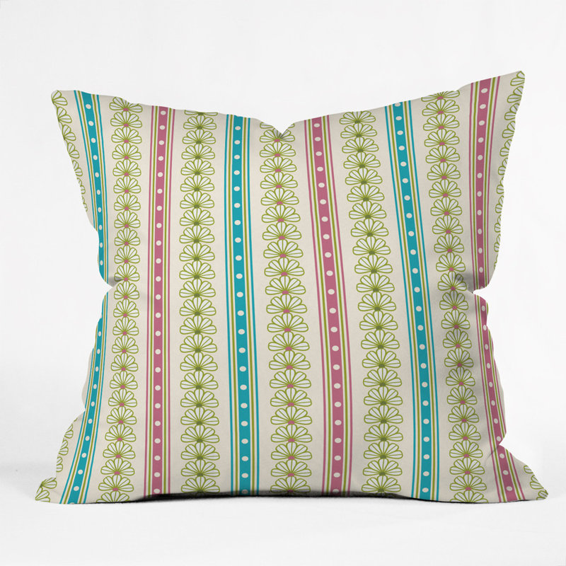 Coussin décoratif en polyester, 16 po x 16 po