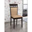 Ensemble de 2 chaises d'appoint rembourrées