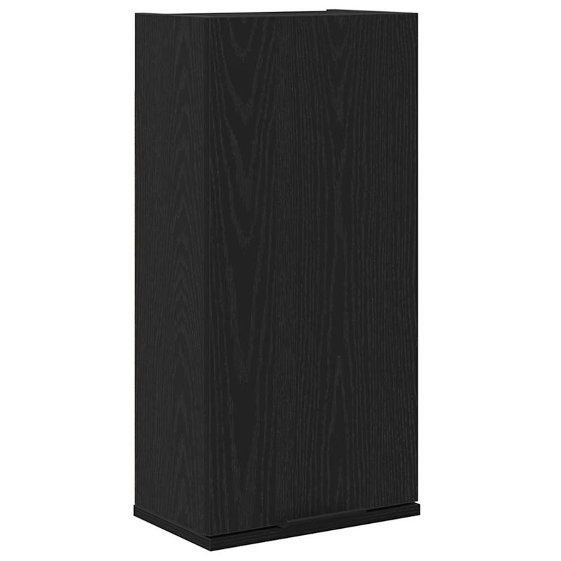 Jiahao Bathroom Cabinet, Black Oak