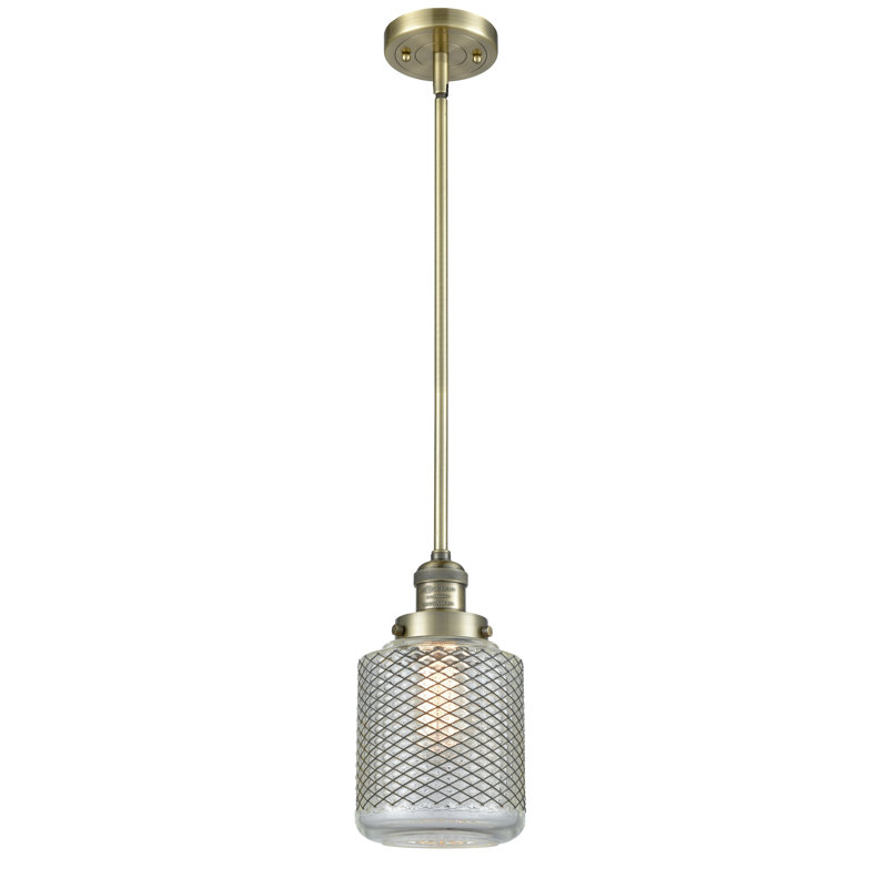 Iyana 1 - Light Single Pendant, No Bulb Included, Antique Brass