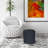 15" Wide Boucle Tufted Upholstered Round Storage Ottoman with Tray Top -809342909