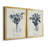 " Indigo Floral Vase I " 2 - Pieces-830946970-830946974