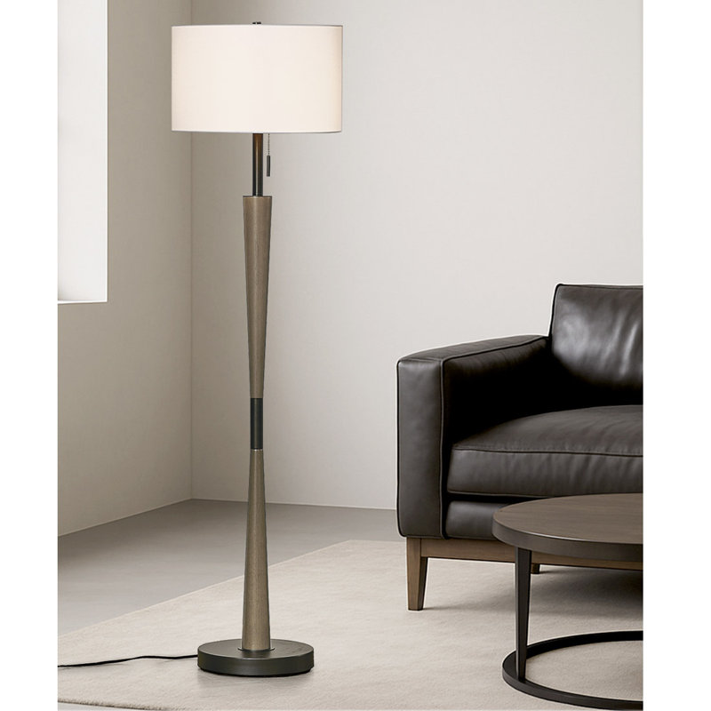 Lampe sur pied 61 po Shisler, Bronze foncé
