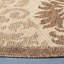 Tapis intérieur / extérieur naturel / brun Arneshia-135530007