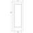 Renin 37 in. W x 84 in. H Barn Door
