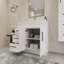 Ensemble de meuble-lavabo simple 36 po avec tiroirs et portes-70381324