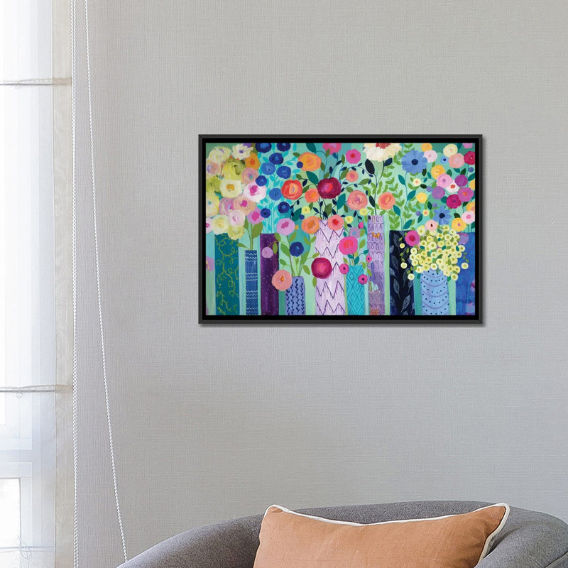«Bounty VI», impression sur toile, H 18 po x l 26 po x P 1,5 po, Toile avec cadre noir, Pas de tapis