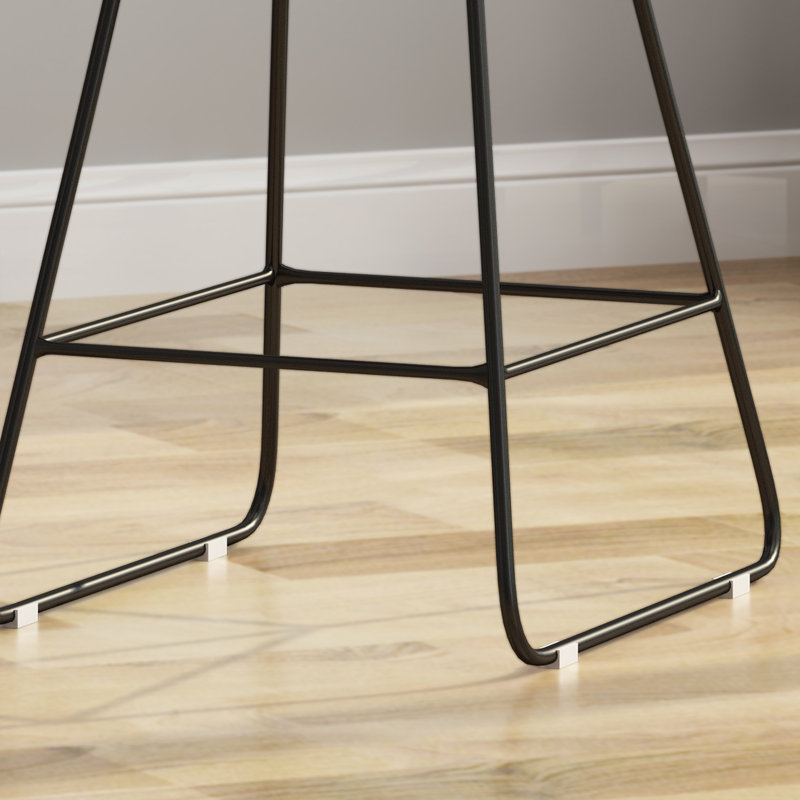 Tabouret de comptoir 26,25 po Dunlop, Noir