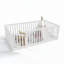 Lit simple avec garde-corps et porte pour enfants, blanc-250761760-250761761