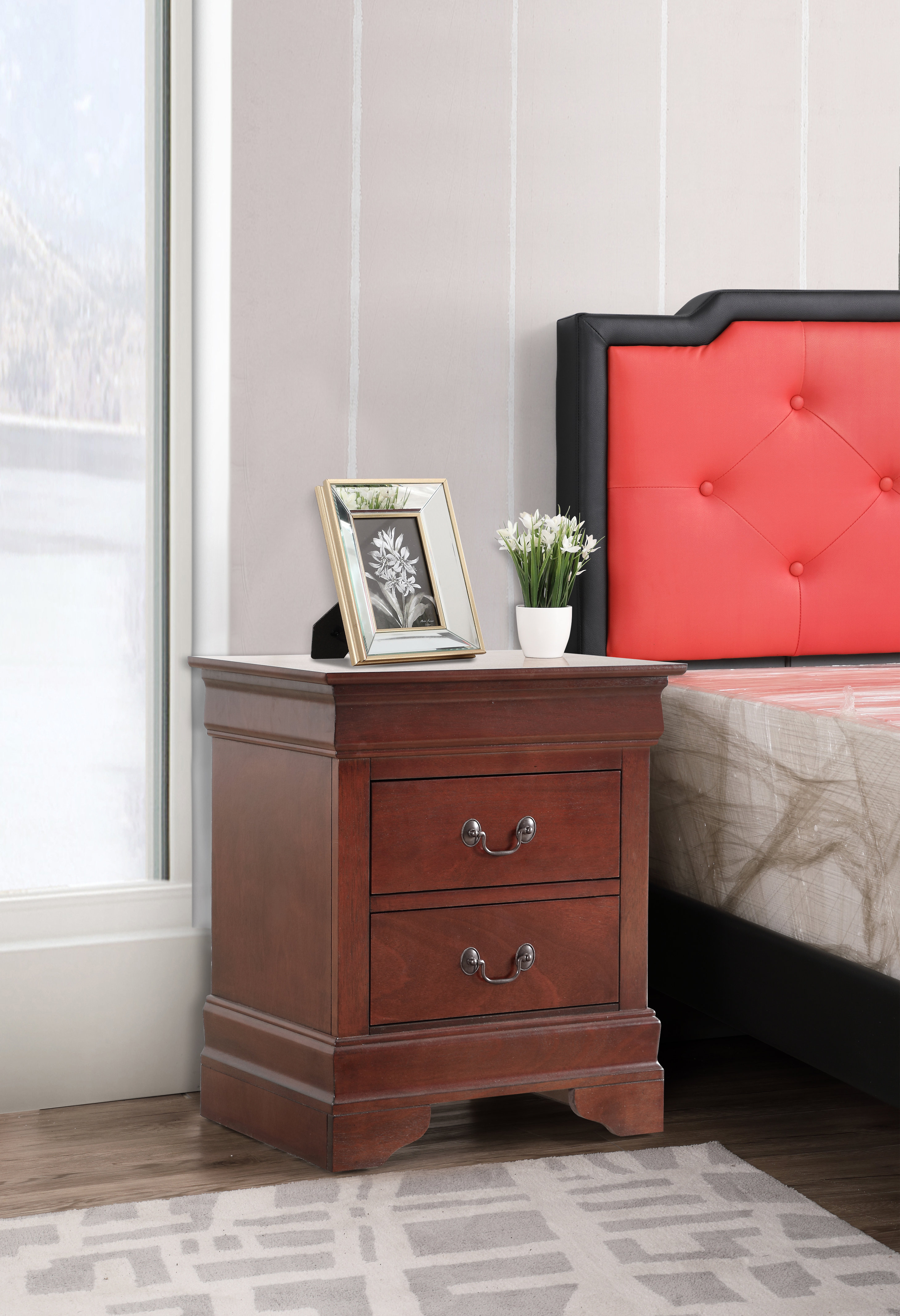 Darby Home Co Bedroom End Tables Modern Nightstand Bed Side Table End