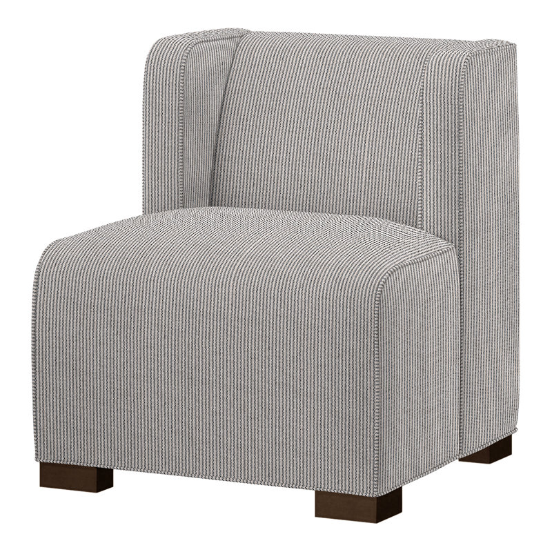 Joan Slipper Chair, Expresso, Perigold Francine Dusty Rose