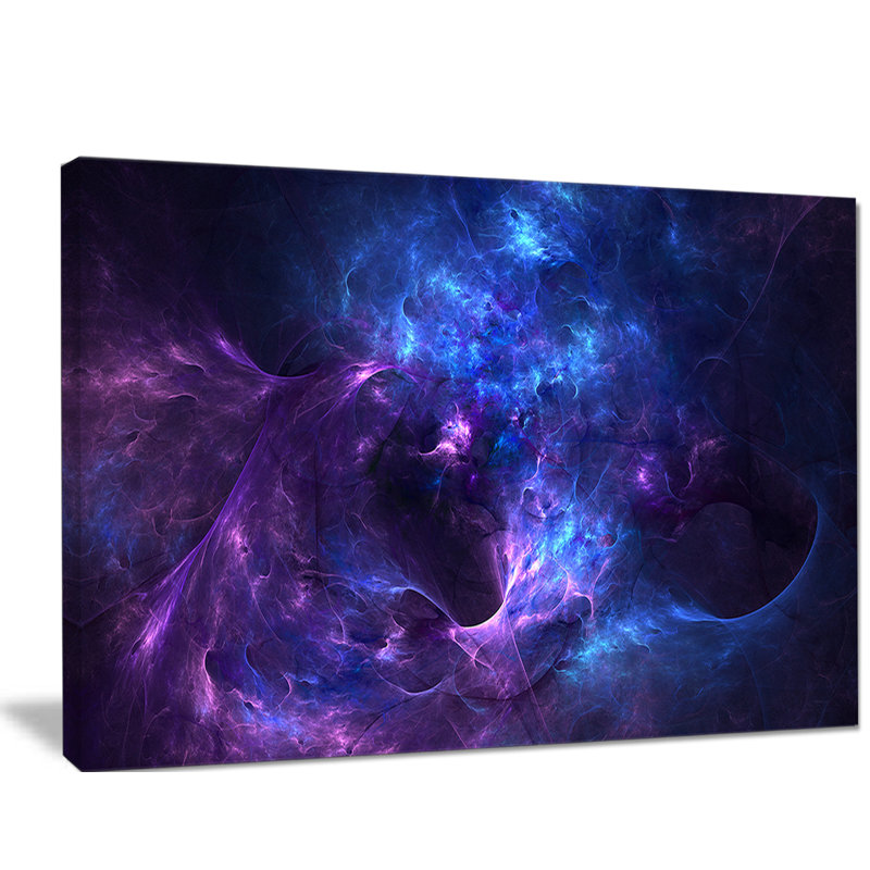 «Abstract Galaxy with Nebel», impression sur toile, H 30 po x l 40 po x P 1 po
