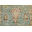 Tapis de couloir aqua bleu Oushak