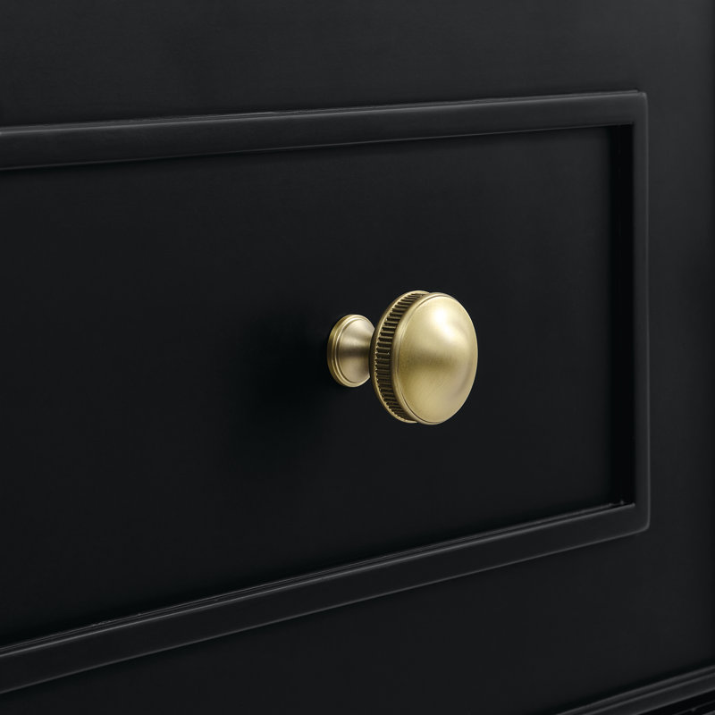 Lorelai 48'' W Single Vanity, Black Onyx, Eternal Jasmine Pearl