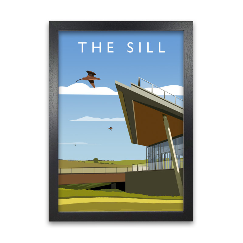 The Sill by Richard O'Neill - Single Picture Frame Print, 841 cm H x 594 cm W, Black