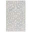 Tapis oriental bleu / gris / ivoire en laine / coton touffeté à la main Marquee 504-108597038