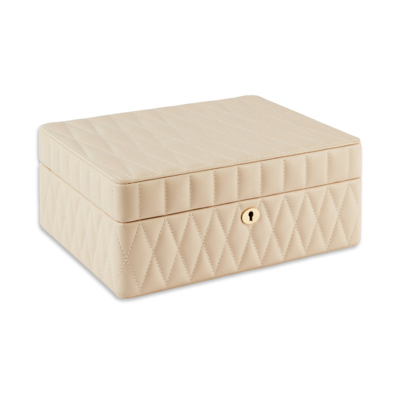 Boîte à bijoux Cora, Crème