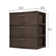 Sterilite 25306P01 Spacious 3-Drawer Wide Weave Design Storage Tower, Brown
