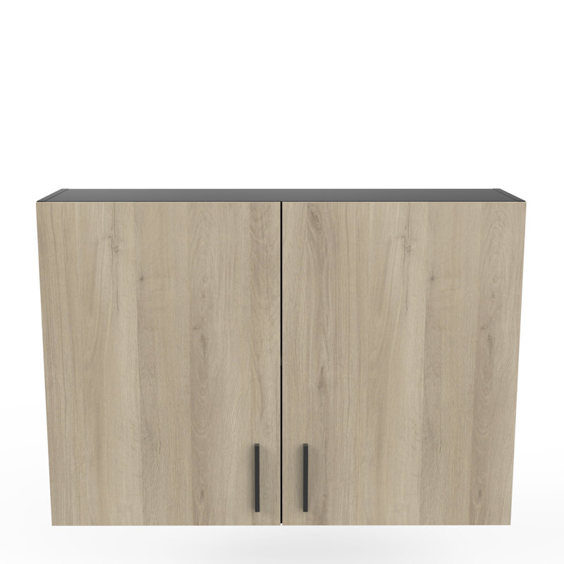 Origan Wall Unit, Natural/Black