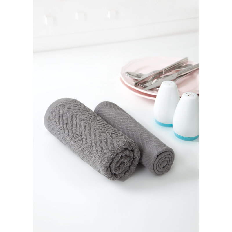 Linge à vaisselle, Gris foncé