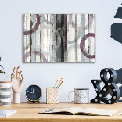 Ivy Bronx 'Plum Zephyr' by Mike Schick Acrylic Glass Wall Art
