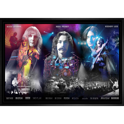 RUSH - Toile encadrée 20 x 29