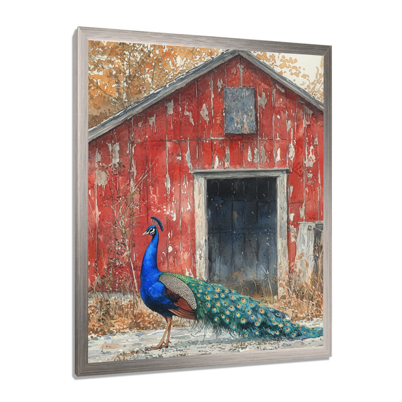 Innis - animaux, impressions sur toile, Argent argent, H 44 po x l 34 po, Reproduction encadrée d'une seule photo