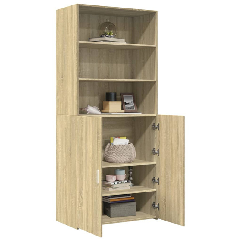 Allerie 80 cm W Highboard, Sonoma Oak