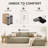 Boneless 96" Sectional Couches For Living Room Modern Modular L-Shape Cloud Sofa Compression-Boneless Deep Seat Couch With Chaise-1924516007-1924516005