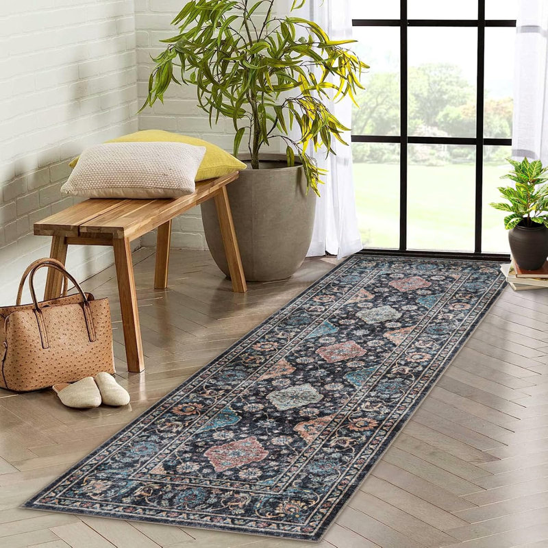 Level Loop Roll Out Polyester Carpet Tile, Runner 60 x 230 cm
