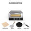 Équateur 0,5 pi cu Four à pizza intérieur / extérieur avec cuisson de pierre authentique - cuit des pizzas de 12 pouces, 6 modes préréglés, des réglages personnalisés et des accessoires pour une véritable saveur de pizza à la maison