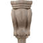 Petit corbeau en bois de pilastre traditionnel l 3 po x P 1 3/4 po x H 6 po (paquet de 6)-91125828