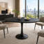 Modern Extendable Oval Dining Table, Ideal for 4–6 People-1546854269