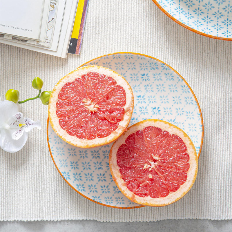 Nicola Spring - Hand-Printed Dinner Set