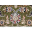 Tapis oriental traditionnel vert 9 x 12