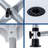 Adjustable Shower Chair Stool – Non-Slip Bath Safety Seat with Cutout Design, 400 lb Capacity