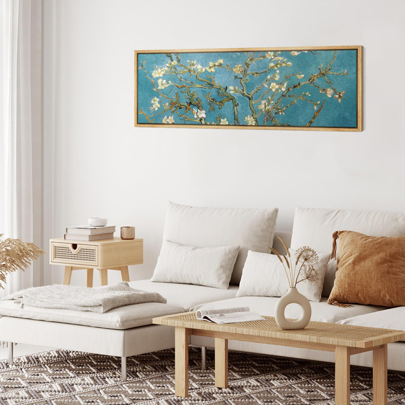 «Almond Blossom» par Vincent Van Gogh, reproduction, H 20 po x l 60 po, Naturel