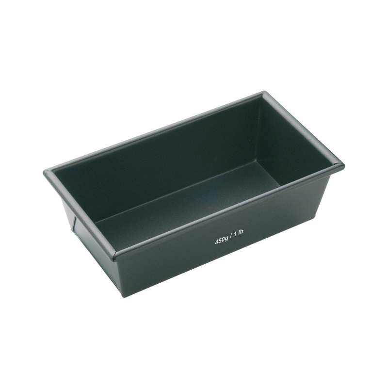 Box Sided Non-Stick Steel Loaf Pan, 15 cm