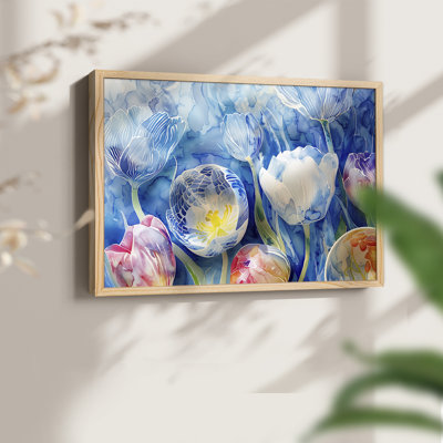 Floral Series-CXV -Framed Print - Restickable