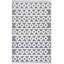 Tapis géométrique en coton tissé à la main gris / crème Wynne Natura-1477773214