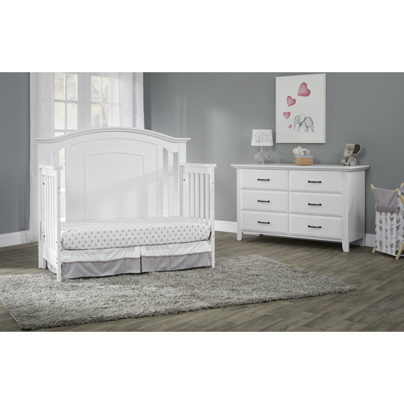 Ensemble de chambre de bébé convertible Willowbrook, Blanc