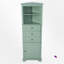 Armoire de salle de bain autoportante Anegada, armoire de rangement haute avec 3 tiroirs et tablettes réglables-1538140589-1511281328