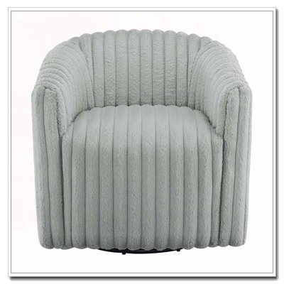 Fauteuil demi-tonneau pivotant Plush